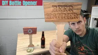 CNC woodworking project ideas: DIY guide to making a wood mallet and bottle opener!