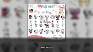 Disney premium original 925%sterling silver Mickey Minnie Stitch bead bracelet earrings for wom