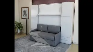 Multimo DUO SOFA f&uuml;r Wandbett / Schrankbett / Klappbett, in 13 Farben