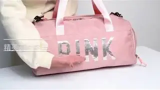 Сумка женская PINK в стиле Victoria's Secret дорожная спортивная для фитнеса