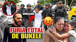 🔥😡 &iexcl;El d&iacute;a que bukele desat&oacute; toda la furia del estado contra un vi0l@d0r cobarde! 🔥😡