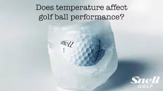 Does temperature affect golf ball performance?