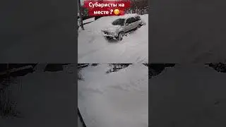Субаристы Вы на месте ? Бочком в снегопад все раздали? #2026 #субару #subaru #зима #Казань #врек