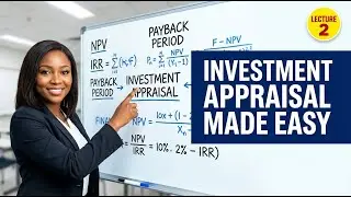 SFM- Adv Investment Appraisal ARR, IRR, NPV prt 2