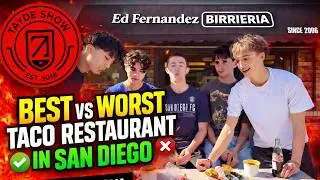 Trying the BEST vs WORST Rated Taco Restaurants in San Diego
