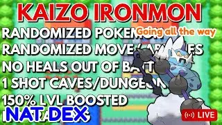 LETS WIN THIS!! THE HARDEST POKEMON CHALLENGE (KAIZO IRONMON FIRERED) NAT DEX