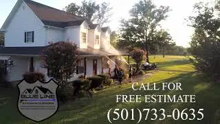 Blue Line Exterior Cleaning House Wash Commercial
