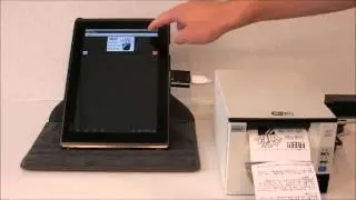 Android Tablet prints receipt - USB - STAR FVP10U Vocal Thermal Printer Font Paper Exit