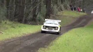 Audi Quattro S1 E2 Tribute in New Zealand test day