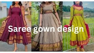 Latest Saree Gown Design Ideas 2025 | शादी-पार्टी के लिए परफेक्ट स्टाइल