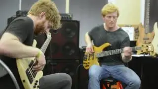 Bill Banwell and Chris Attwell   Vanderkley Amplification   London Bass Guitar Show 2017