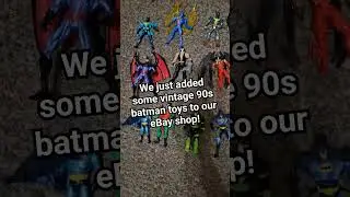 We just added some vintage 90s batman toys to our eBay shop!#batman #fyp #explore #90s #toys