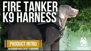 OneTigris FIRE TANKER K9 Harness with Metal Buckles & Reflective Strips