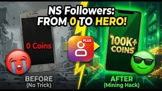 Unlimited NS Coin Mining Trick!😱 NS Followers A to Z ⚡💥