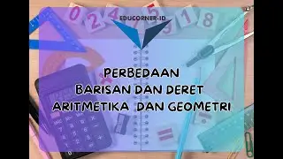 Perbedaan Barisan dan Deret Aritmetika & Geometri #BarisanDanDeret#Aritmetika#Geometri#Matematika
