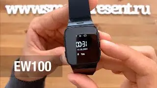 Детские умные часы-телефон c GPS и датчиком снятия с руки EW100 WONLEX