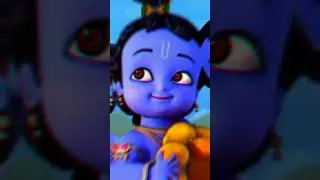 Krishna ko fal Chahiye 😄 | #shorts #cute #krishna