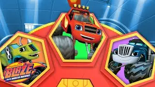 Spin the Wheel #14 w/ Blaze, AJ & Crusher! | Blaze and the Monster Machines