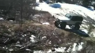 Dave Whitejeep winter hillclimb