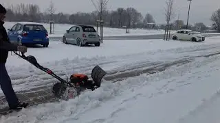 Schneeräumen kein Problem mehr.