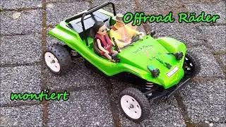 Tamiya Street Rover F&uuml;nf Punkte Sicherheitsgurte gefertigt & verbaut