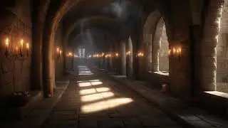 Magical Sunset Corridor &mdash; Relaxing Ambient Journey | Wizard World Inspired