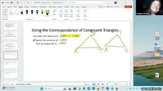 The Congruence Statement and SAS (Side-Angle-Side)