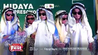 HIDAYA ZEE QUE FEST | NASHEEDA ARABIC DANCE by lzq students | Hidaya Zee Que Preschool,Palazhi