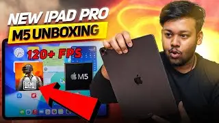 NEW iPad Pro M5 Unboxing 🔥 120+ FPS BGMI Test | Worth It? 😱