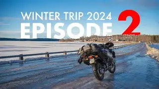 Motorcycle winter driving Sweden (S1-EP2) BTS
