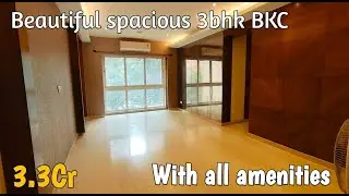 Beautiful 3bhk flat for sale off BKC Bandra kurla complex for 3.3Cr | Building with all amenities