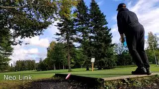A couple of more throws at Epil&auml; Disc Golf Park