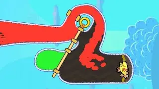 pull the pin save the fish mini games//noob vs pro// #VR64GAMING #vr64gaming