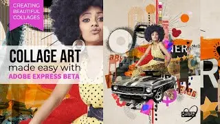 How to create a Collage Art Design in Adobe Express