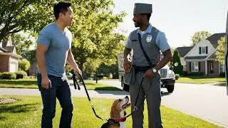 Firefly A dog runs out chasing the mail truck &mdash; mailman stops delivery to safely calm the dog and re