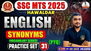 SSC MTS 2025 English | Idioms & Phrases Practice Set 31 | Vocabulary Series {PYQ} | Charlie Academy