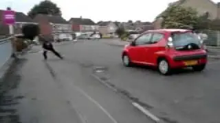 Invisible rope funny