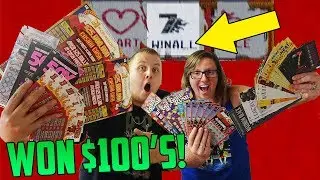 Got Free Lottery Tickets and WON $100's! Lottery Tickets Scratch Off
