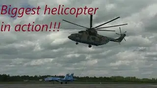 Big guy Mi-26 at work❗ Russian Air Force