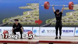 175kg 쉽게 드는거 보여드립니다.