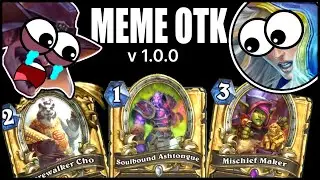 How Trolly Can Our OTK Get? 6k Mage Celebration! Winning with Memes? Hearthstone Ashes of Outland