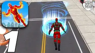 CAPTAIN SPIDER HERO FLYING Gameplay Walkthrough Part 1 (iOS, Android)