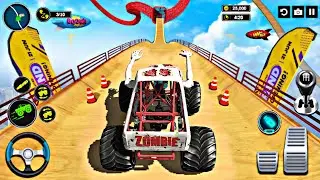 Ultra Zombie Monster Truck Stunt Car Game Gameplay The Best Stunt Car Game Gameplay