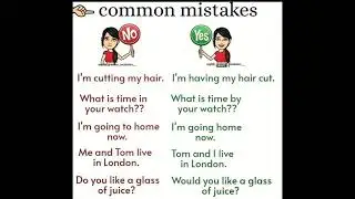 English Common mistakes by smart learning for rohingya