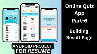 Online Quiz App || Part-6 || Android Project for Resume || Open Trivia Database || Android Studio
