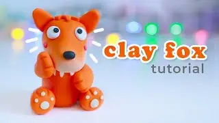 EASY! Cute FOX Polymer Clay Tutorial