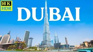 Dubai Skyline Relaxation 4K | Stress Relief Music & Serene City Visuals