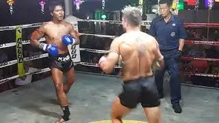 Levies Sitjapho of Germany🇩🇪 (red) Vs Gan Cong Carter (blue), Rd 02, @Antza Thaiboxing