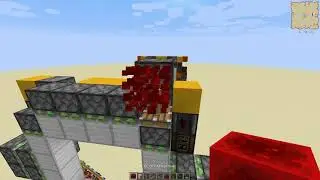 Compact 4x4 Piston Door (Minecraft 1.13+)