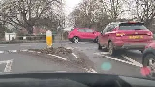 Banbury test route No 1  UK # Spiral Roundabout #Learn and  practice with me    